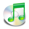 iTunes 7 Green Icon 96x96 png